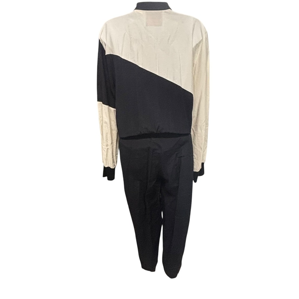 Vintage Saint Germain Sport Colorblock Studded Jumpsuit Black Multi PF‎ 88441 40 - Picture 3 of 14